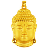 Fine Jewelry Praying Buddha 24KT Pendant Necklace