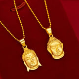 Praying Buddha 24KT Necklace for Women, Mother, Birthday, Wedding