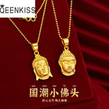 Praying Buddha 24KT Necklace for Women, Mother, Birthday, Wedding