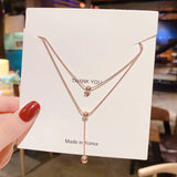 18KT Rose Pendant Necklace for Woman