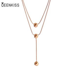 18KT Rose Pendant Necklace for Woman