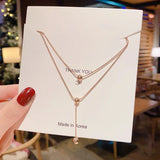 18KT Rose Pendant Necklace for Woman