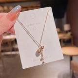 NC785 18KT Pendant Necklace Calabash Tassel Gift