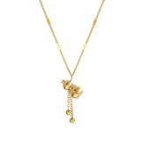 NC785 18KT Pendant Necklace Calabash Tassel Gift