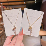 NC785 18KT Pendant Necklace Calabash Tassel Gift