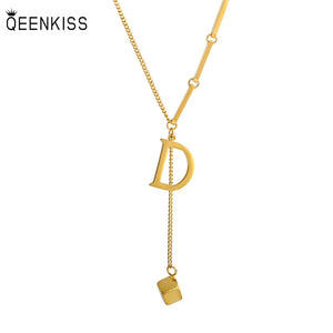 NC796 D Tassel 18KT Pendant Necklace Gift