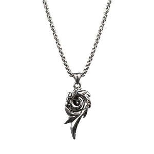 Phoenix Flame Hip-hop Titanium Steel Necklace