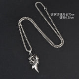 Phoenix Flame Hip-hop Titanium Steel Necklace