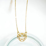 Tiger Titanium Steel Necklace for Women, Girlfriend, Party