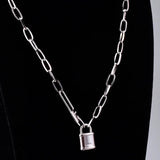 Lock Stainless Steel Necklace Waterproof