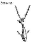 NC834 Whale Titanium Steel Necklace Street Style Gift