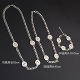 NC854 Titanium Steel Necklace Gift Smile Cry Length