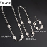 NC854 Titanium Steel Necklace Gift Smile Cry Length