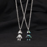 NC870 Astronaut Hiphop Titanium Steel Necklace