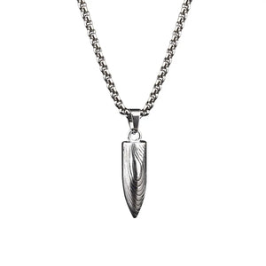 Retro Bullet Titanium Steel Necklace for Men