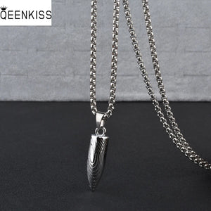Retro Bullet Titanium Steel Necklace for Men