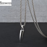 Retro Bullet Titanium Steel Necklace for Men