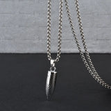 Retro Bullet Titanium Steel Necklace for Men