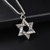 Hiphop Star Titanium Steel Necklace for Men