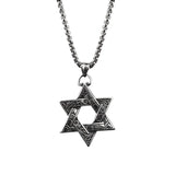 Hiphop Star Titanium Steel Necklace for Men