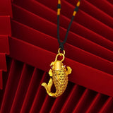 Vintage Carp 24KT Pendant Charm NO CHAIN