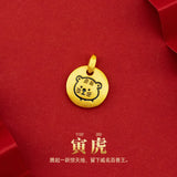 PT514 Fine Jewelry Zodiac Sign 24KT Pendant Charm - Gift for Woman