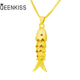 Fish 24KT Pendant Charm NO CHAIN Fine Jewelry Woman Girl Bride Gift