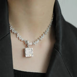 TangGrass Vine Silver Pendant Necklace