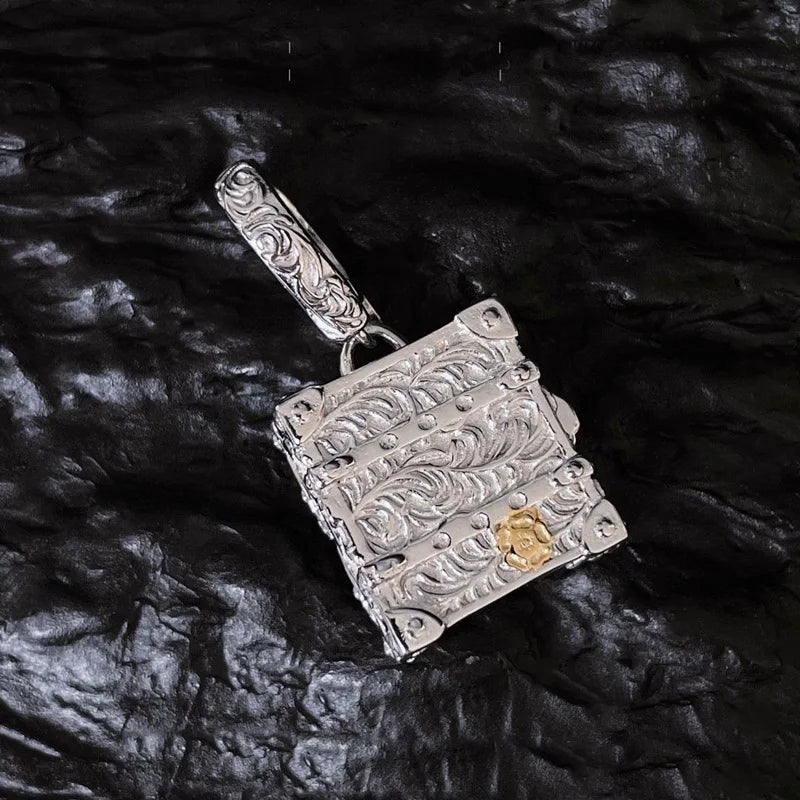 TangGrass Vine Silver Pendant Necklace