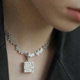 TangGrass Vine Silver Pendant Necklace