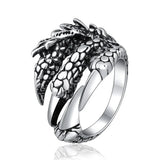 Dragon Claw 925 Sterling Silver Open Ring