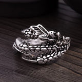 Dragon Claw 925 Sterling Silver Open Ring