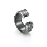Retro Irregular 925 Silver Open Ring
