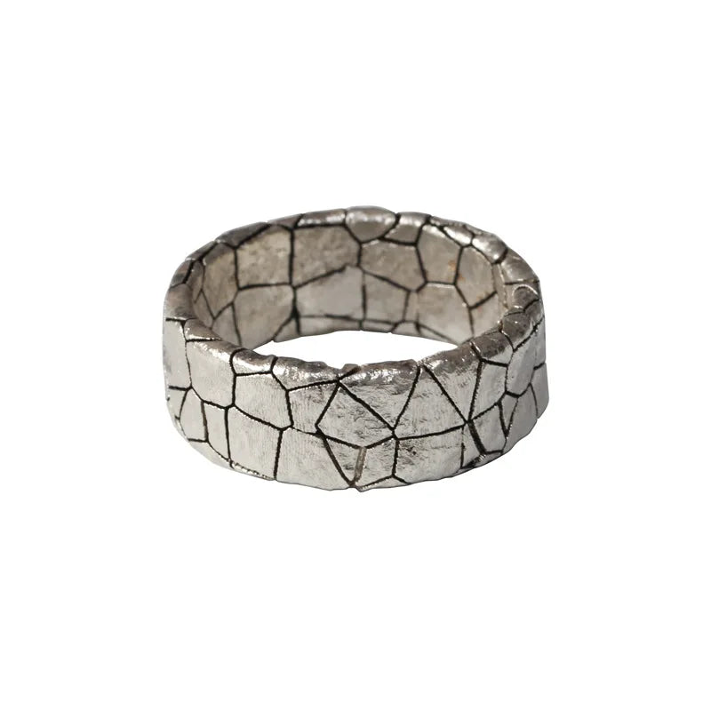 RG6676 Vintage 925 Sterling Silver Open Ring
