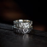 925 Silver Open Ring Sakura Design