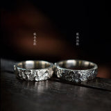 925 Silver Open Ring Sakura Design