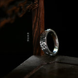 925 Silver Open Ring Sakura Design