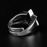 Eye Of God 925 Sterling Silver Open Ring