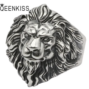 RG6721 Lion King 925 Silver Open Ring