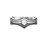 Knight 925 Silver Open Ring for Men