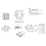 QFN8/WSON8/MLF8/MLP8/DFN8 TO DIP8 Universal Socket/Adapter 6X5MM/8X6MM
