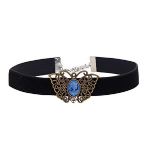 Velvet Choker Necklace Vintage Lace Necklace Gothic Jewelry