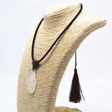 Chalcedony Fish Jade Necklace Pendant Hand Carved Lucky Blessing Pendant