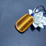 Dragon Necklace Pendant Tiger Eye Stone Jade Pendant Gem Jewelry