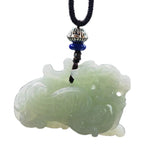Dragon Pixiu Jade Pendant Necklace Fine Jewelry With Chain