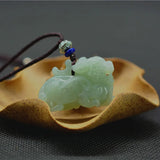 Dragon Pixiu Jade Pendant Necklace Fine Jewelry With Chain
