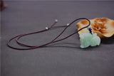 Dragon Pixiu Jade Pendant Necklace Fine Jewelry With Chain