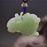 Dragon Pixiu Jade Pendant Necklace Fine Jewelry With Chain