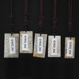 Coral Stone Necklace Pendant Jade Pendant Necklace Fine Jewelry