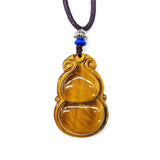 Tiger Eye Stone Necklace Pendant Gourd Pendant Jade Pendant